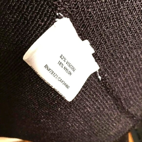 EILEEN FISHER Brown Italian Yarn Cardigan M Minimalist Knit Open Front Sweater - Picture 4 of 5